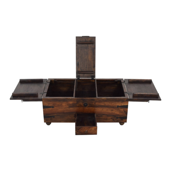 crate-and-barrel-taka-trunk-and-coffee-table-second-hand