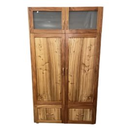 Custom Design Australian Tasmanian Blackwood Office Armoire. Original Price: $13,500