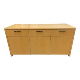 Contemporary Maple Media Office Sideboard