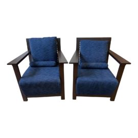 Paola Navone for Gervasoni Mod Otto Armchairs, a Pair
