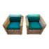 Gumps Wicker Chairs - a Pair