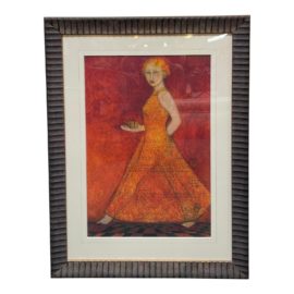 Irene Belknap - “Dresses in Words” Limited Edition Giclee, Signed by Artist