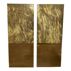 Stephen Bruce Diptych Copper Original Art. Original Price: $9,000