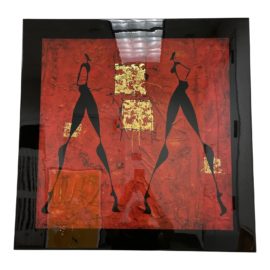 Roberto Fantini "Ogni Giorno Une Poesia" Lacquered Panel