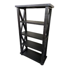 Espresso Rustic Bookshelf