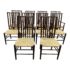 Dessin Fournir Hackwood Dining Chairs, Set of 10. Original Price: $20,000