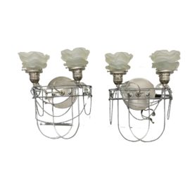 Jim Misner "Light Opera" Custom Sconces - a Pair. Original Price: $2,500