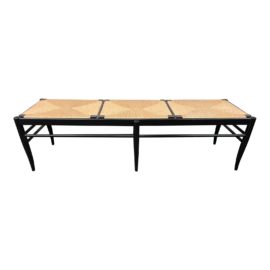 Contemporary Backless Rush Bench
