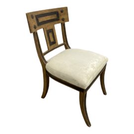 Michael Taylor Klismos Upholstered Side Chair