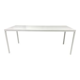 Custom Design Laminate + Metal White High Table. Original Price: $1800