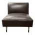 Room & Board McCreary Modern Leather Slipper Chair. Original Price: $1850