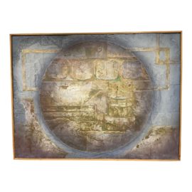 Don C. Nix" Voices in the Wind" Mixed Media Painting