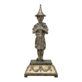 Chinese Standing Male Stone Sculpture