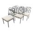 1970's Milo Baughman for Design Institute of America (D .I. A.) Chrome Chippendale Side Chairs , Set of Six. Original Price: $9,000