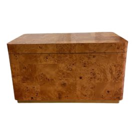Cb2 Burlwood Trunk Coffee Table. Original Price: $899
