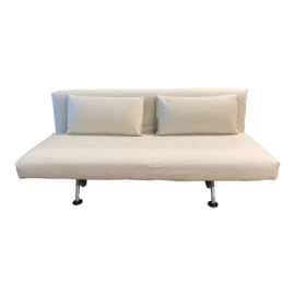 Gianfranco Frattini for Tacchini Neutral Slipcover Sleeper Sofa. Original Price: $3,850