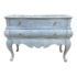 Boho Chic Blue Wash Bombe Two Drawer Dresser