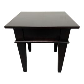 Restoration Hardware Wood Side Table