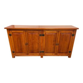 Chilean Wood Four Door Sideboard