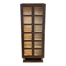 William Switzer Lucien Rollin Collection Glass Bookcase. Original Price: $9,690