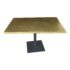 Restoration Hardware Brass Top Dining Table