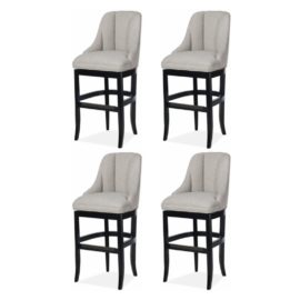 NEW Jessica Charles Maria Counter Swivel Barstools, a set of Four. Original Price: $5,600