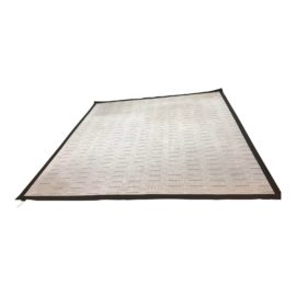 Custom Geometric Cut Pile Wool - 11′ × 11′