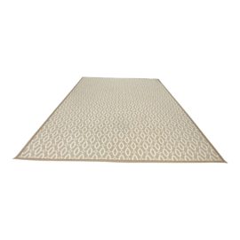 Custom Wool Stark Rug in a Cream Oval Pattern. Original Price: $3,864