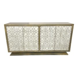 Baker Furniture Rustic Mid Century Modern Sideboard