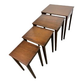 Contemporary Nesting Tables, Set of Four