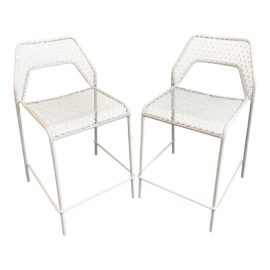 Blu Dot Hot Mesh Counter Stools, a Pair