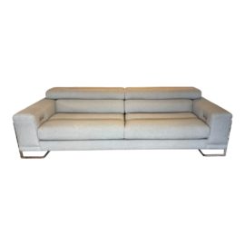 Roche Bobois Theoreme Electric Headrest Sofa. Original Price: $6,000