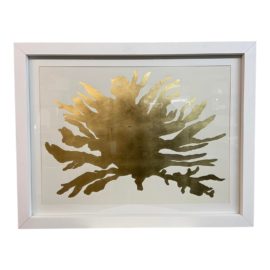 Williams-Sonoma Home Gold Leaf Coral Reproduction Print