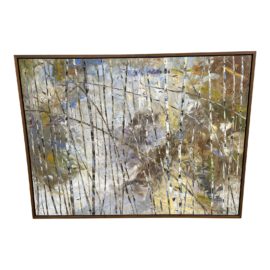 Tim Howell " the Glory of Aspens" Original Acrylic Painting. Original Price: $2,500