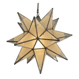 Moravian Star Glass Pendant