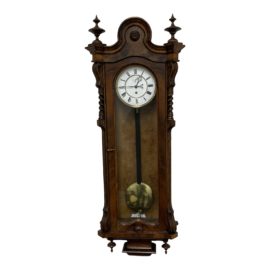 Vintage Carved Wood Wall Clock