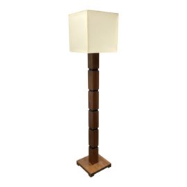Custom Cherry Cubist Floor Lamp. Original Price: $1,000