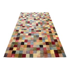 Contemporary Multicolor Area Rug - 5′2″ × 8′. Original Price: $1,375