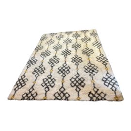 West Elm Fez Wool Shag Area Rug - 9′ × 12′. Original Price: $1,200