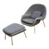 Rove Concepts Womb Chair and Ottoman. Original Price: $1,499