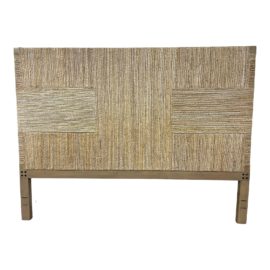 Eastern King West Elm Woven Wicker Headboard