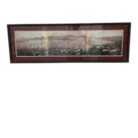 Custom Framed Vintage Long Exposure Bay Landscape Photograph