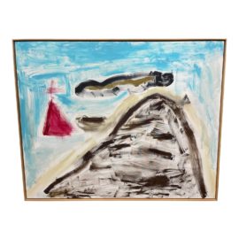 Original Abstract Custom Framed Painting