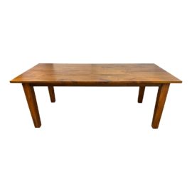 Crate & Barrel Basque Honey 82" Dining Table. Original price: $1,000