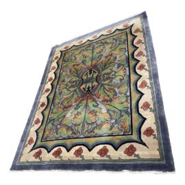 Arts & Crafts Large Area Rug, India - 7′11″ × 10′3″