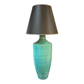 Late 20th Century Oversized Ceramic Table Lamp