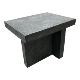 NEW Custom Design Foundry Stone Faux Finish Side Table