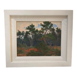 Coraly Hanson Original Painting "Forest Landscape"