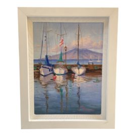 Coraly Hanson Original Painting "Lahaina Boats"