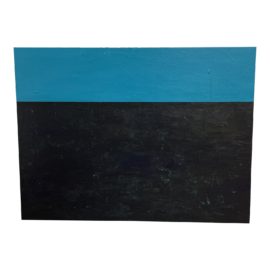 Jennifer Yoon "Sunset by the Sea" Original Abstract Painting